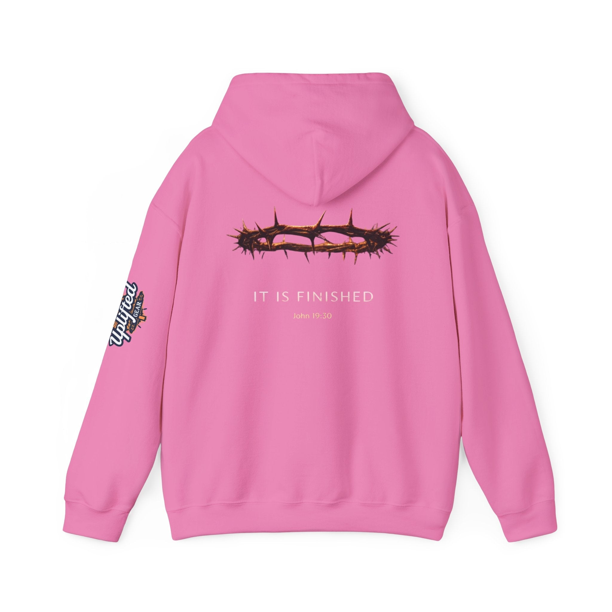 It Is Finished Crown of Thorns Hoodie — Christian John 19:30 Faith Hoodie Printify