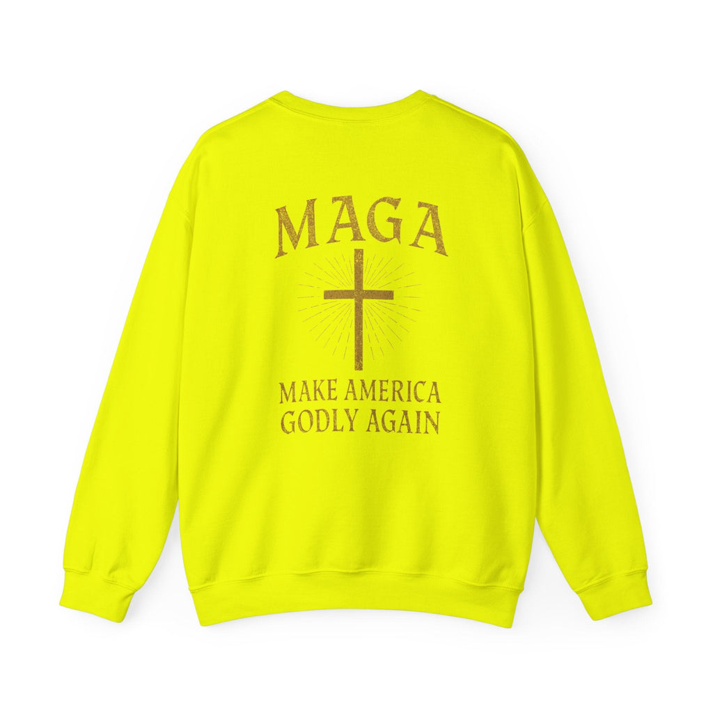 Make America Godly Again Sweatshirt – MAGA Christian Patriotic Hoodie for Faith & Freedom Printify