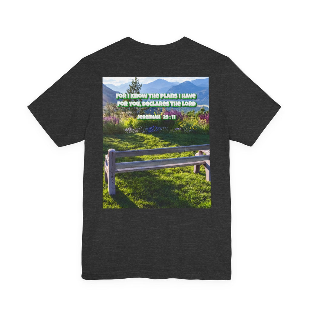Bible Verse Unisex Tee - Jeremiah 29 : 11 Printify