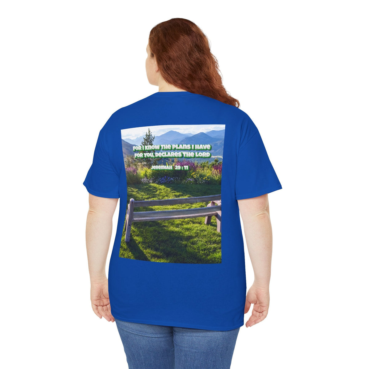 Bible Verse Unisex Tee -  Jeremiah 29 : 11 Printify