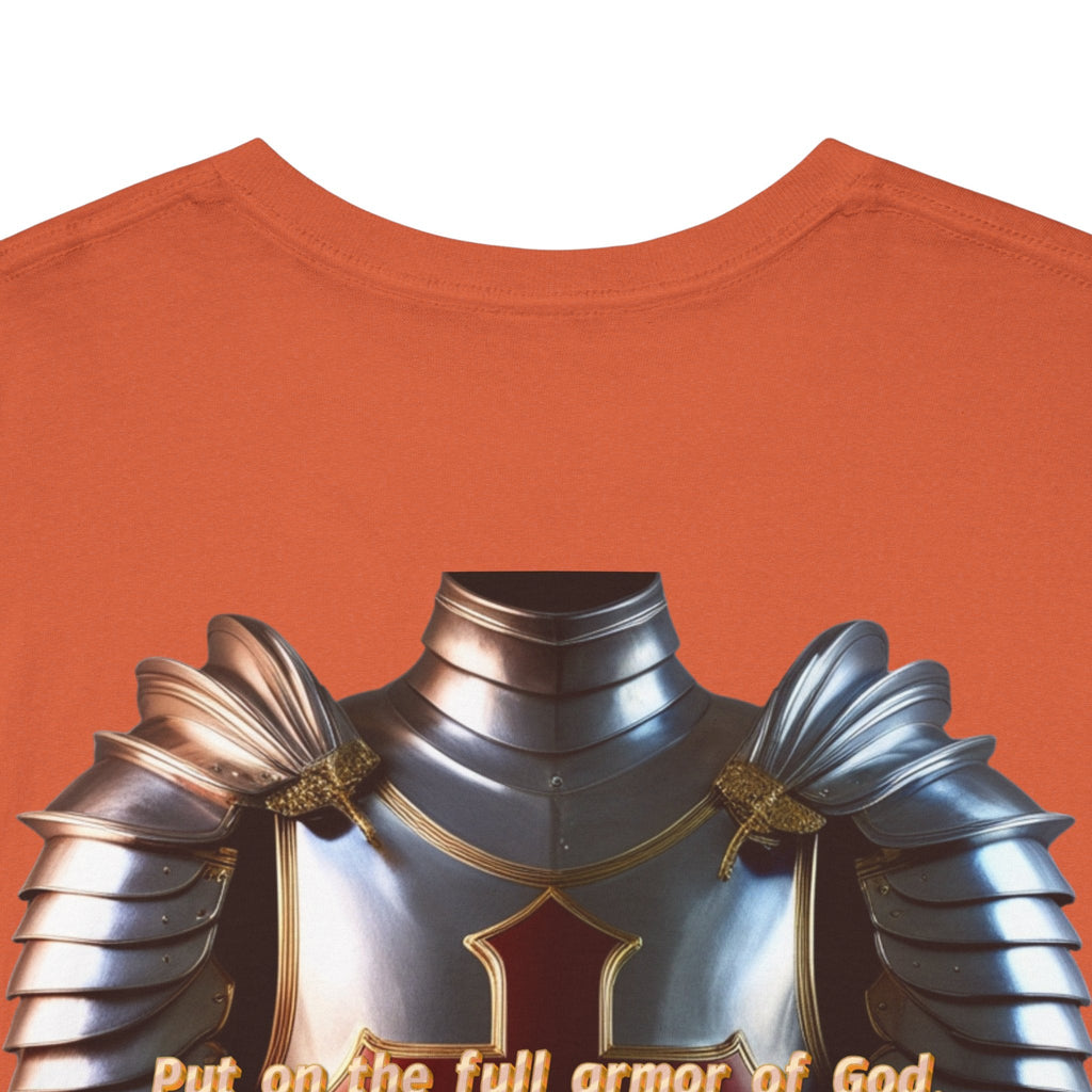 Religious Graphic Armor Of God Design - Unisex Heavy Cotton Tee Printify