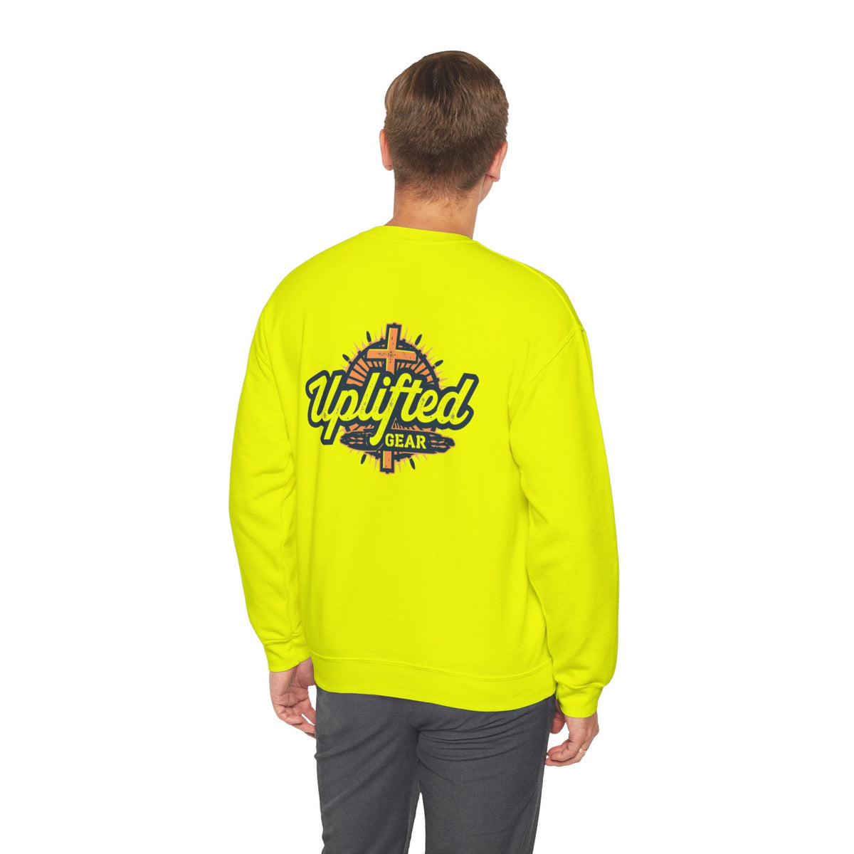 Uplifted Gear Christian Logo Sweatshirt Printify