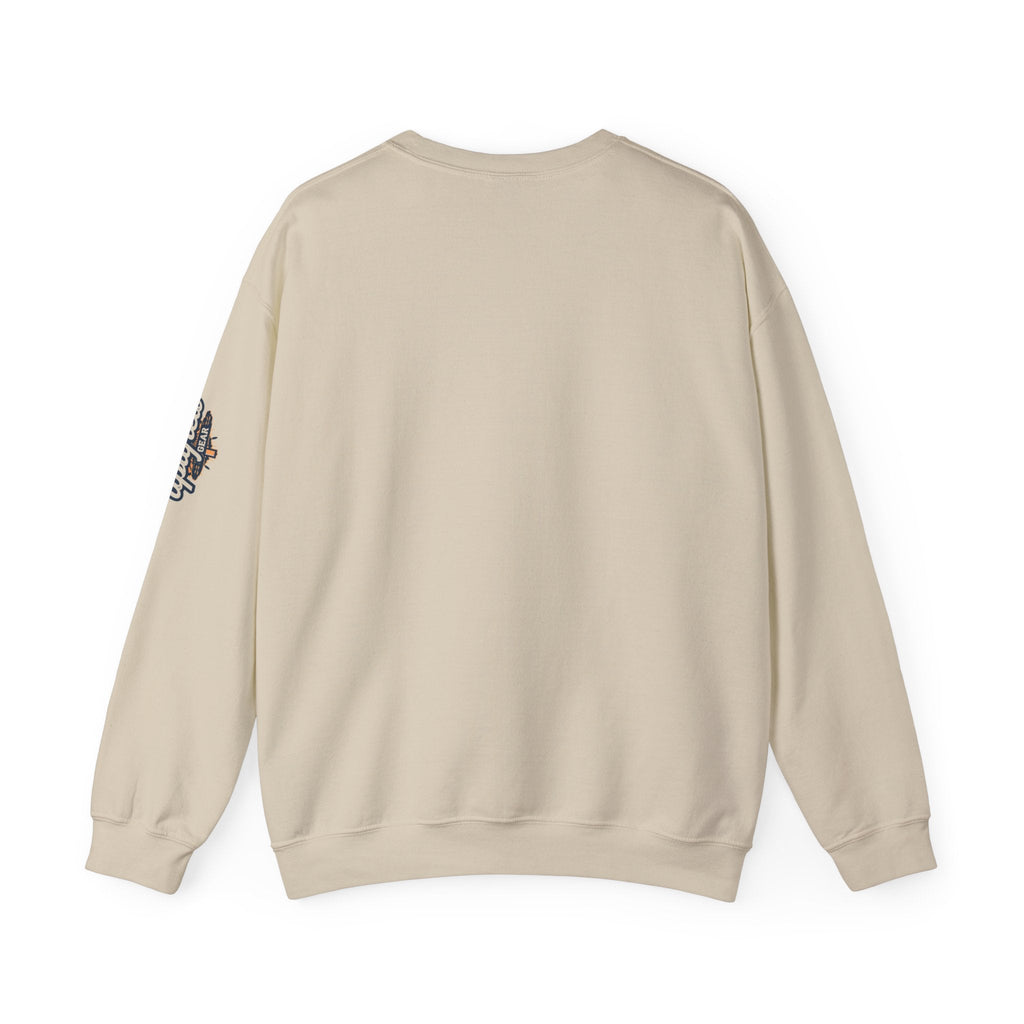 Jesus Ichthys Sweatshirt – Christian Fish Symbol with Cross & Jesus Inscription Sweatshirt for Eternal Faith & Streetwear Printify