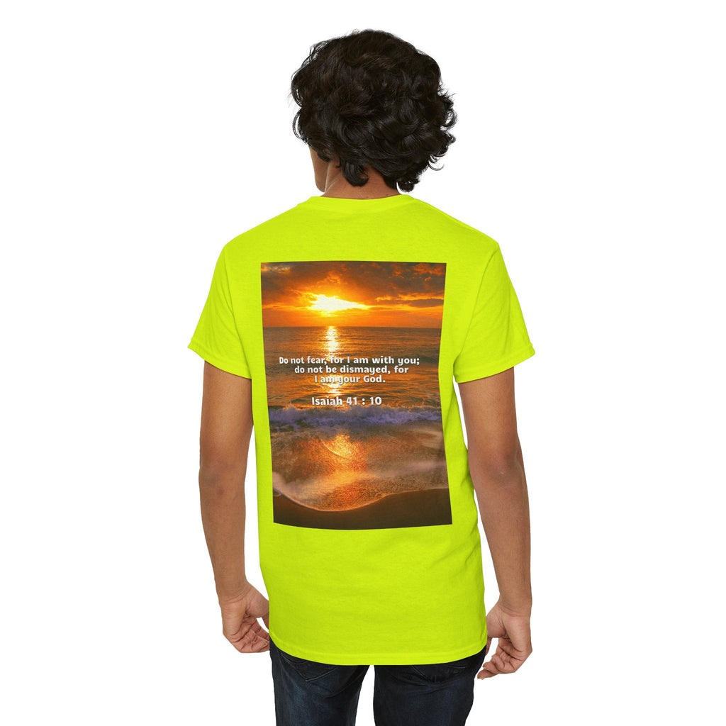 Bible Verse Unisex Tee -  Isaiah 41 : 10 Printify
