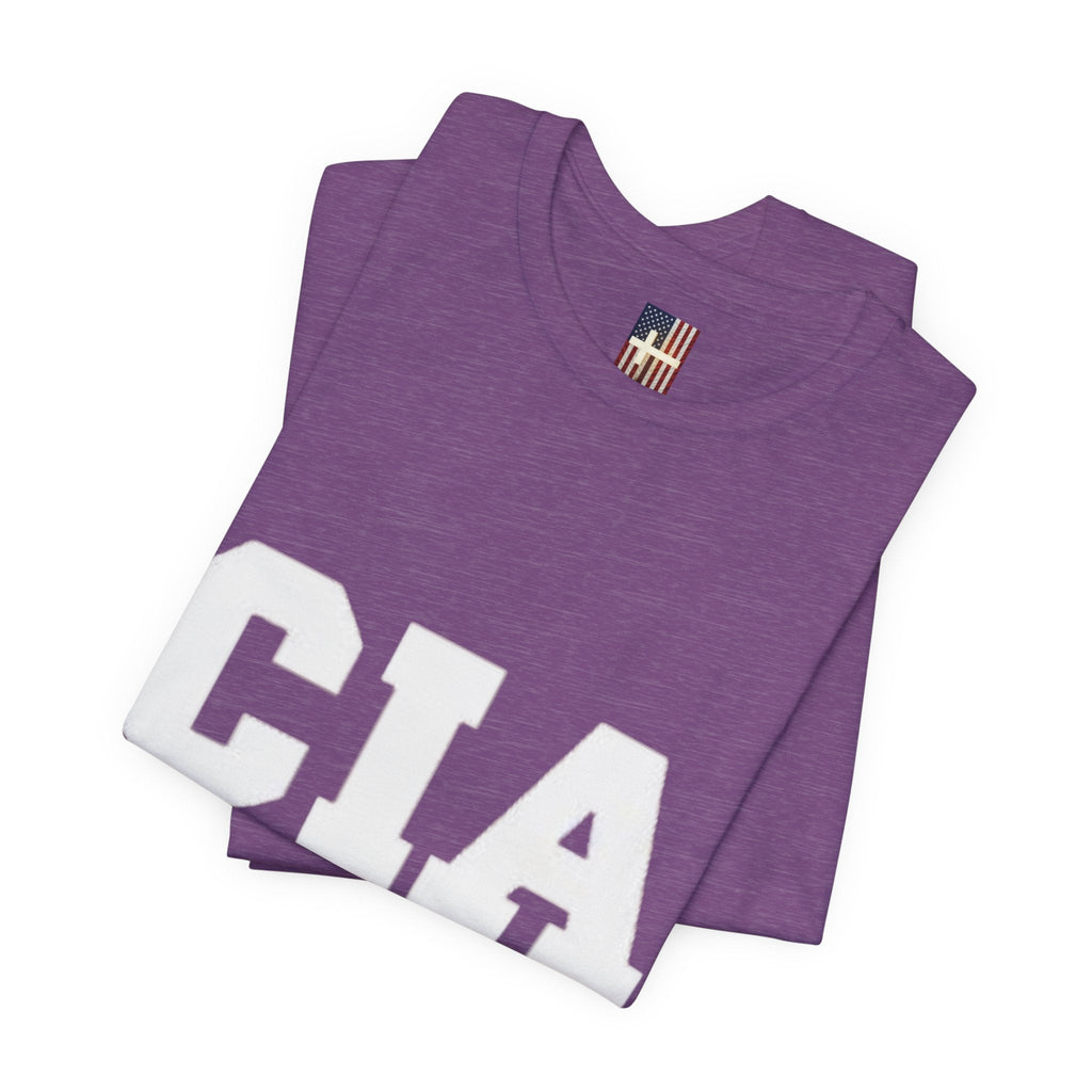 CIA Christian in Action T-shirt - Funny Faith Parody T-shirt - Mission Ready Apparel Printify