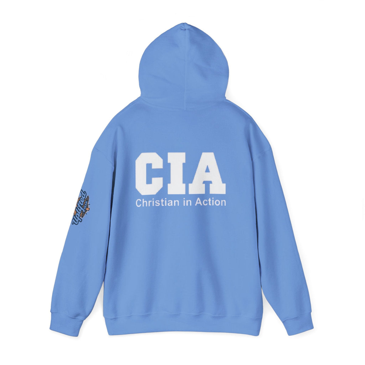 CIA Christian in Action Hoodie - Funny Faith Parody Hoodie - Mission Ready Apparel Printify