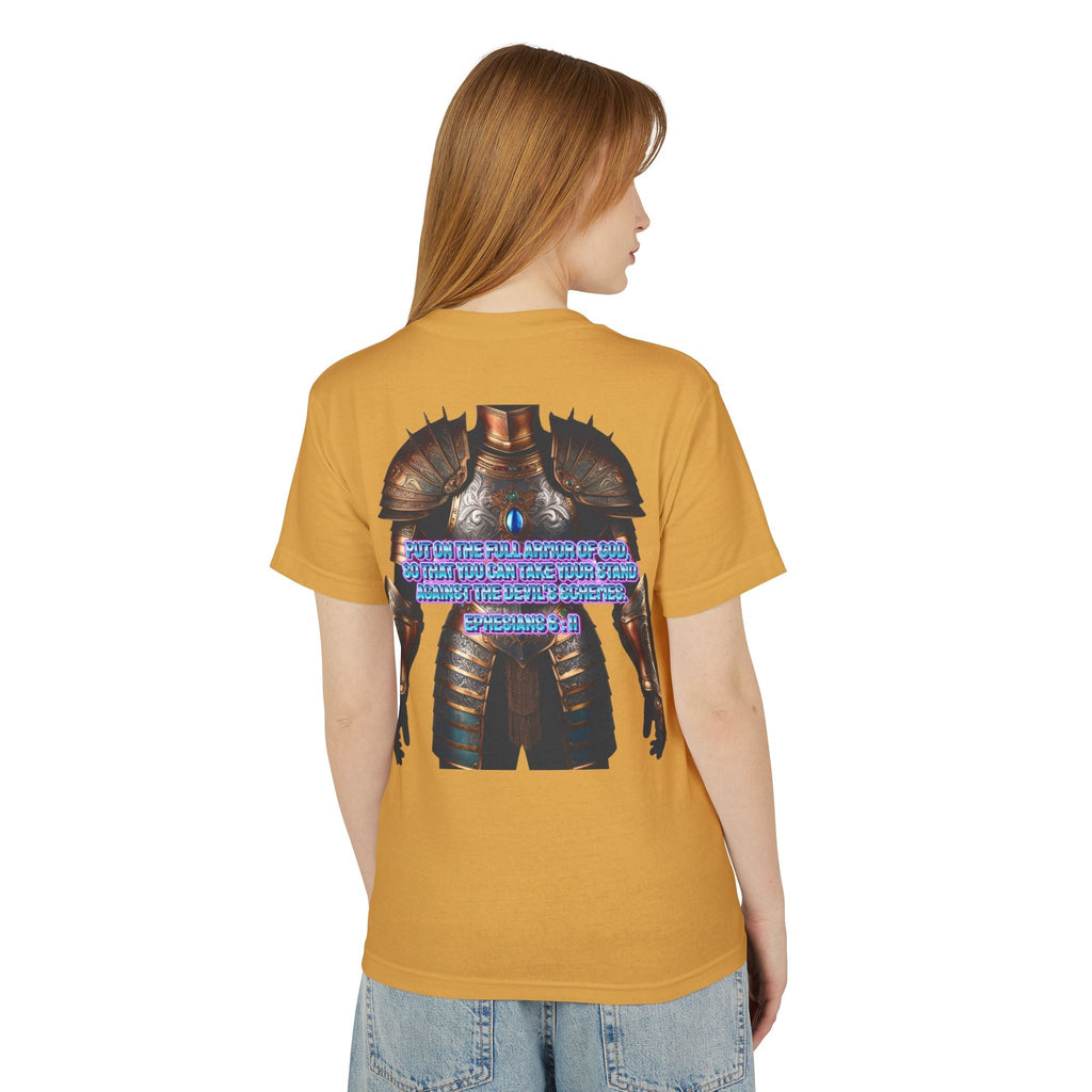 Bible Verse Tee - Ephesians 6:11 Put on the Armor of God Unisex Shirt Printify