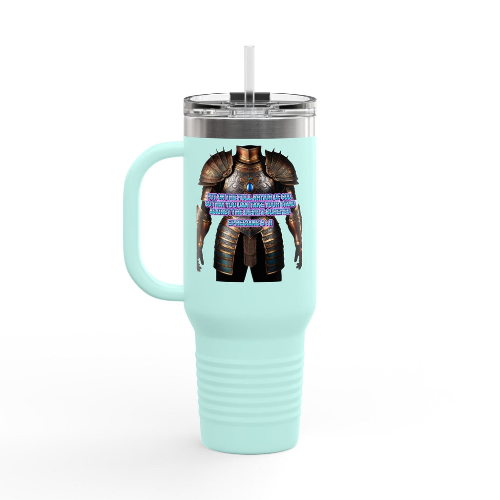 Religious Graphic Armor Of God Design - Insulated Travel Mug, 40oz Printify