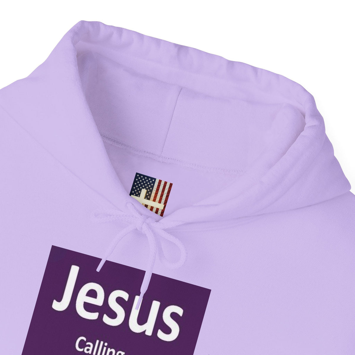 Jesus Calling Hoodie – Funny Cell Phone Screen Christian Sweatshirt for Divine Connection & Faith Humor Printify