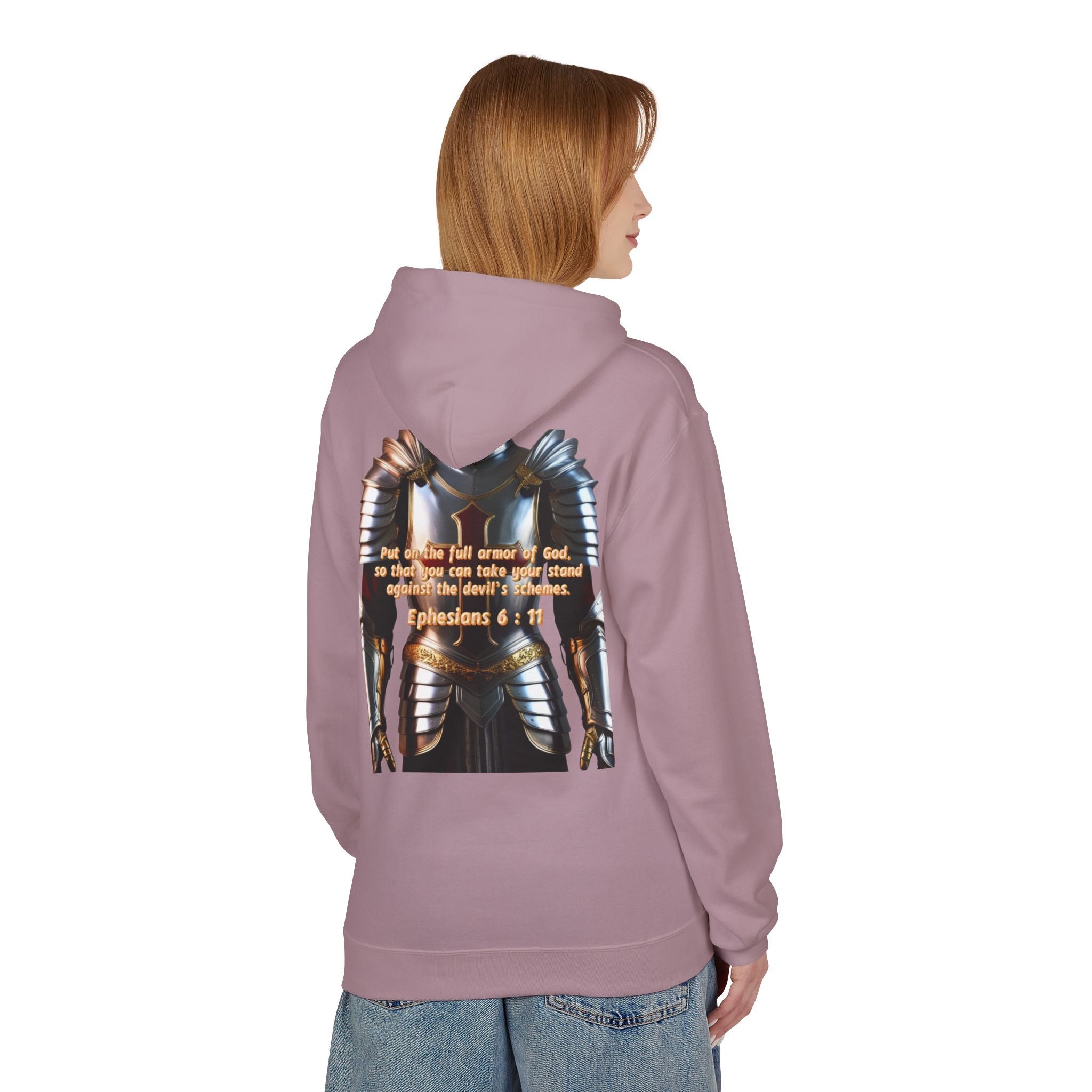 Hoodie - Ephesians 6:11 Bible Verse Religious Design Printify