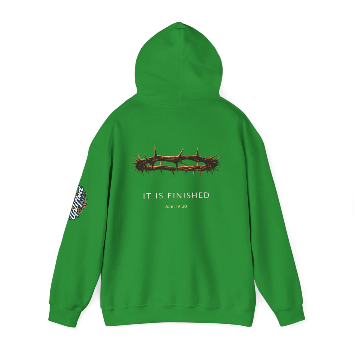 It Is Finished Crown of Thorns Hoodie — Christian John 19:30 Faith Hoodie Printify