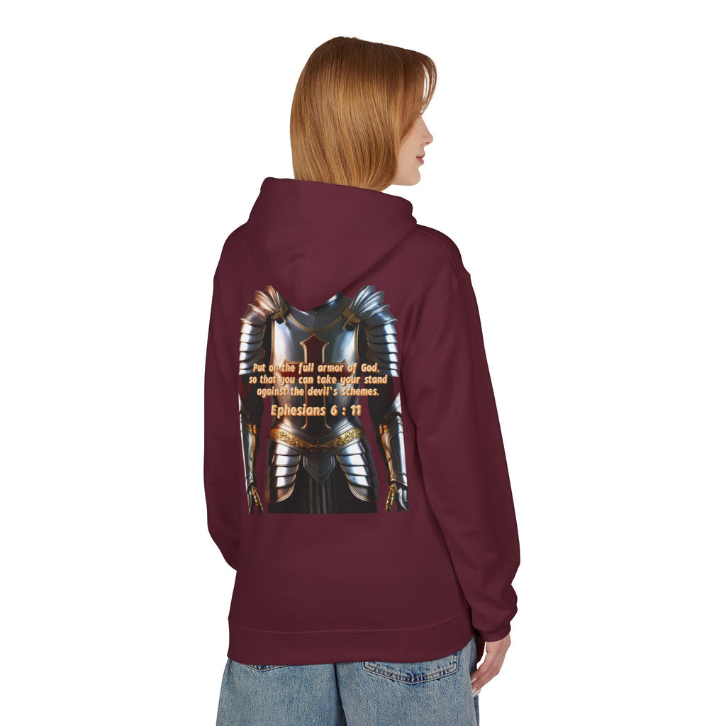Hoodie - Ephesians 6:11 Bible Verse Religious Design Printify