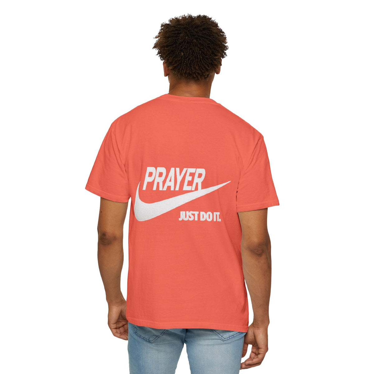 Prayer Just Do It T-shirt - Funny Christian Nike Parody T-shirt - Faith Gear Printify