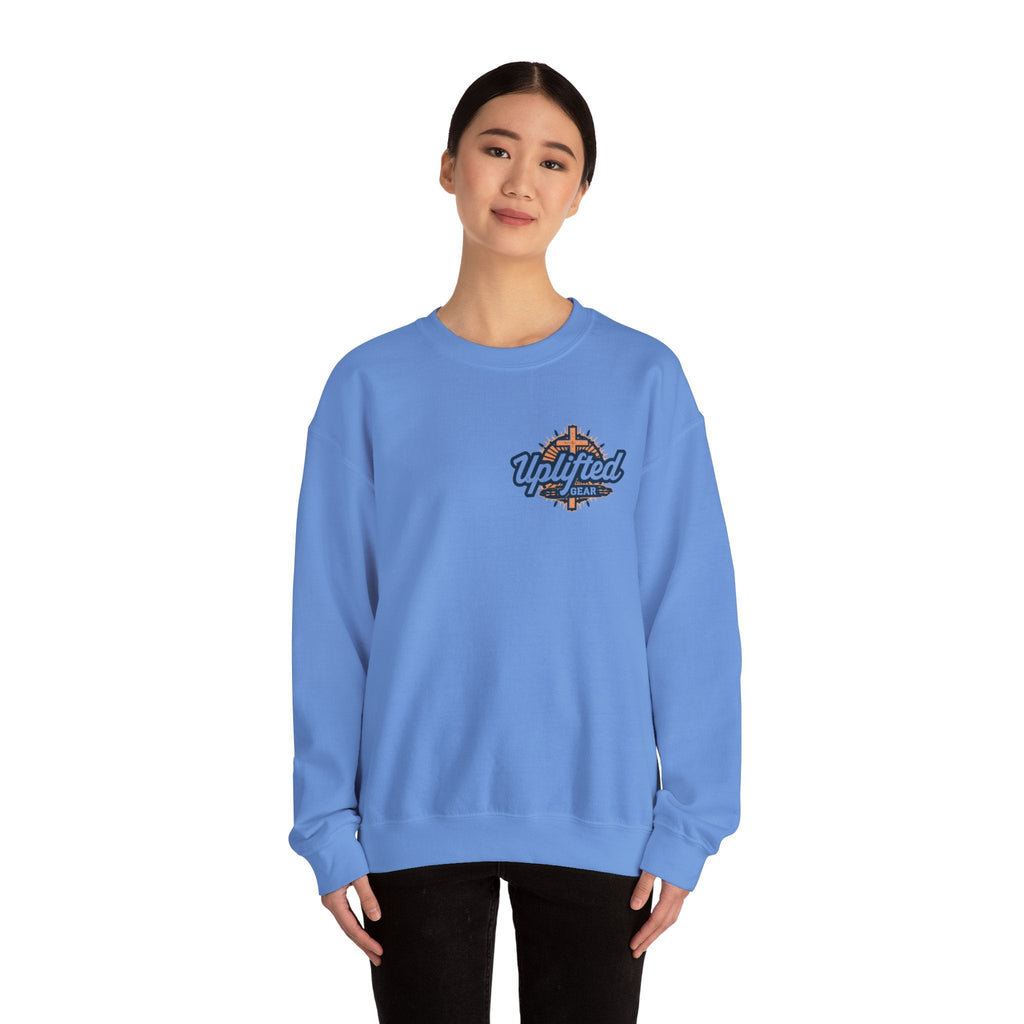 I Can’t, But I Know a Guy Sweatshirt – Jesus Cross Christian Sweatshirt for Cozy Faith Printify