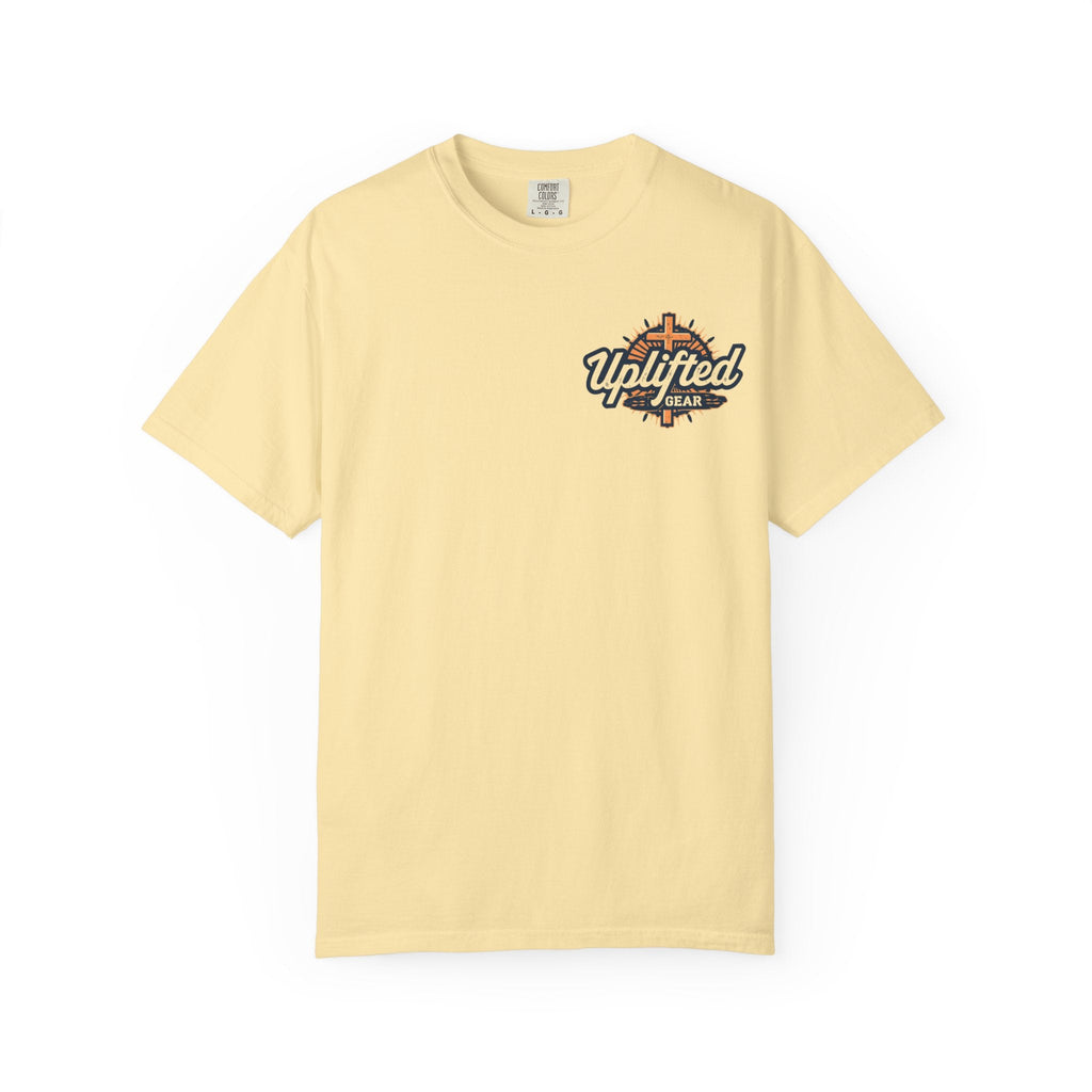 Unashamed T-shirt – Romans 1:16 Crucifixion Christian t-shirt for Bold Unwavering Faith Printify