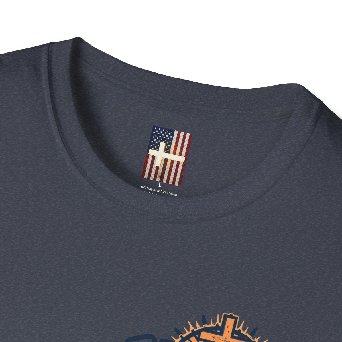 The Lord Says No Balls in Women's Stalls Statement T-Shirt Printify