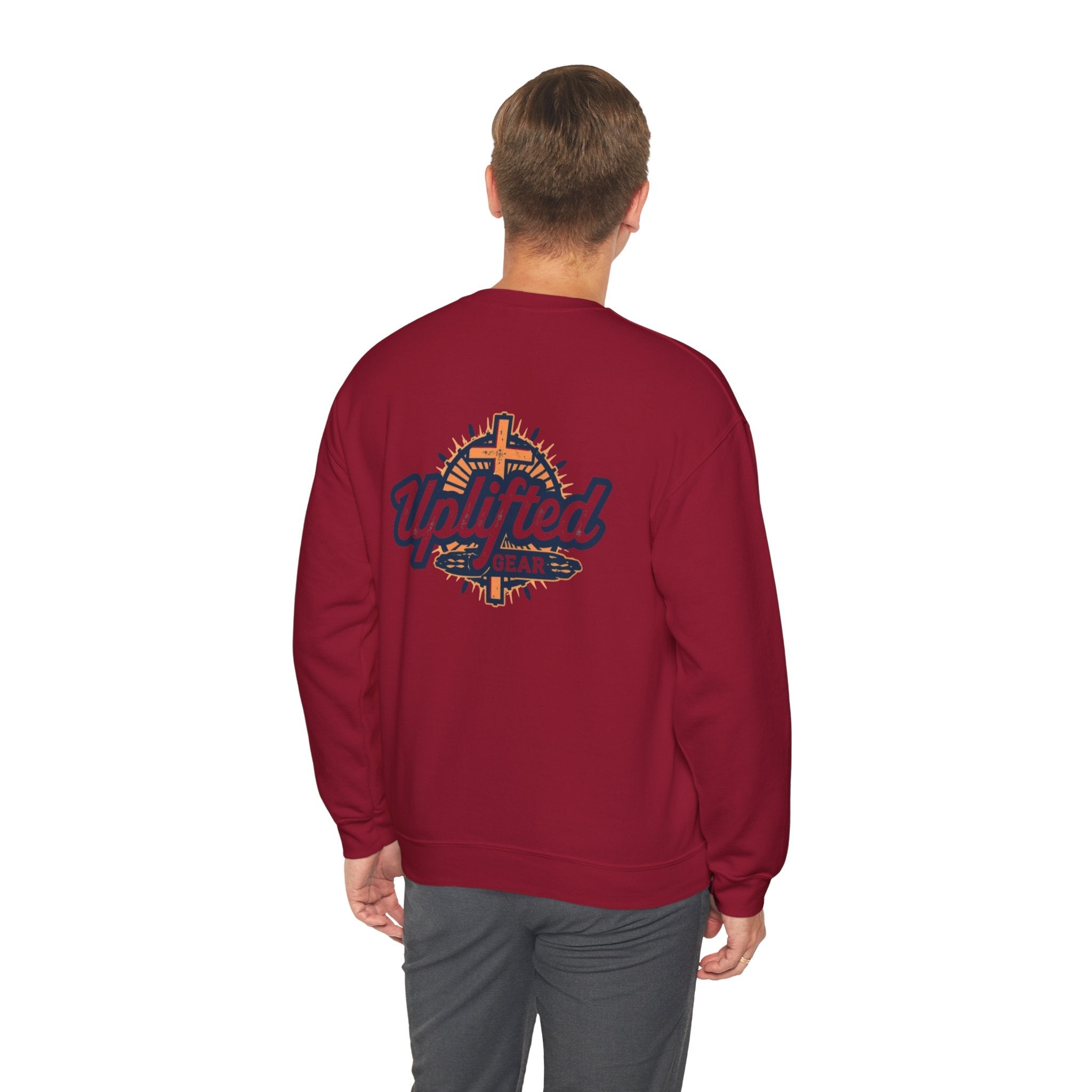 Uplifted Gear Christian Logo Sweatshirt Printify