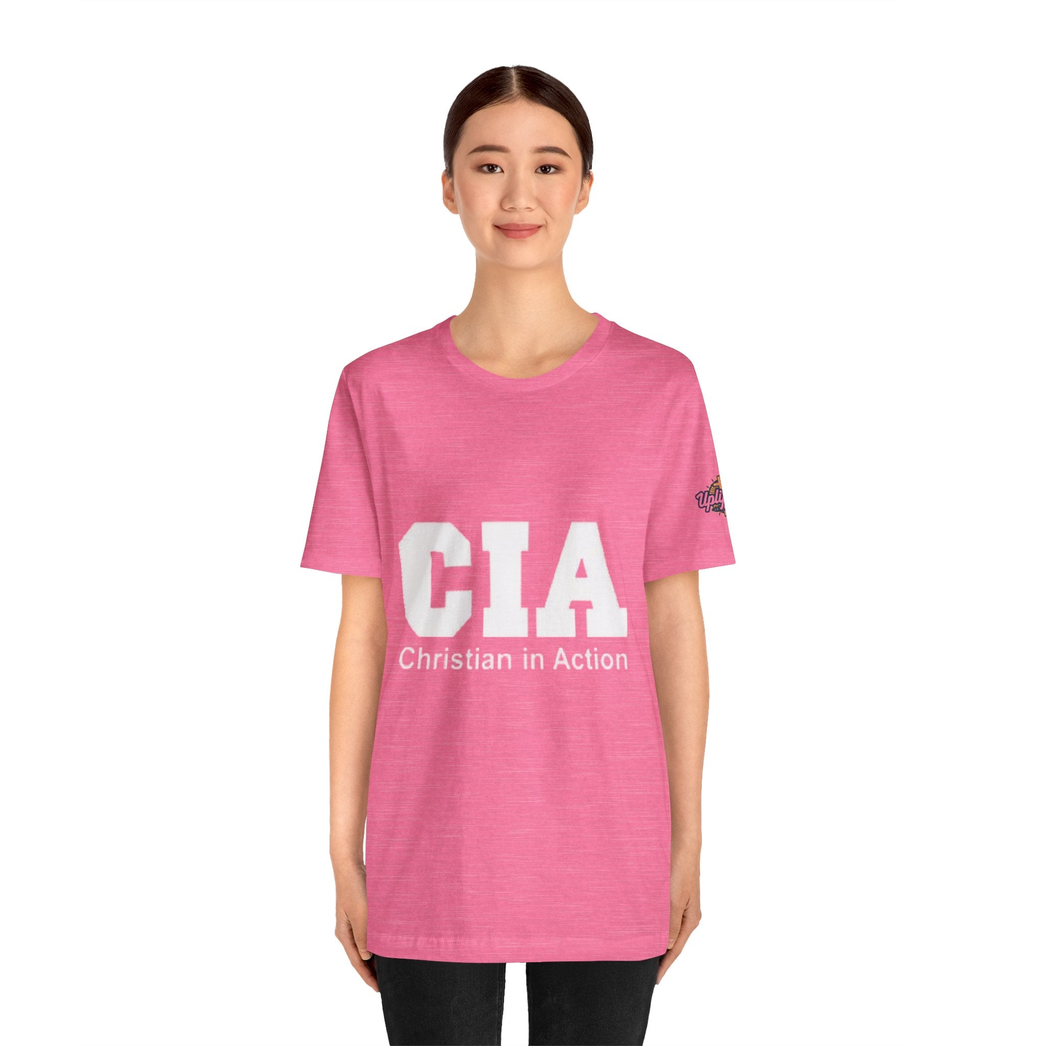 CIA Christian in Action T-shirt - Funny Faith Parody T-shirt - Mission Ready Apparel Printify