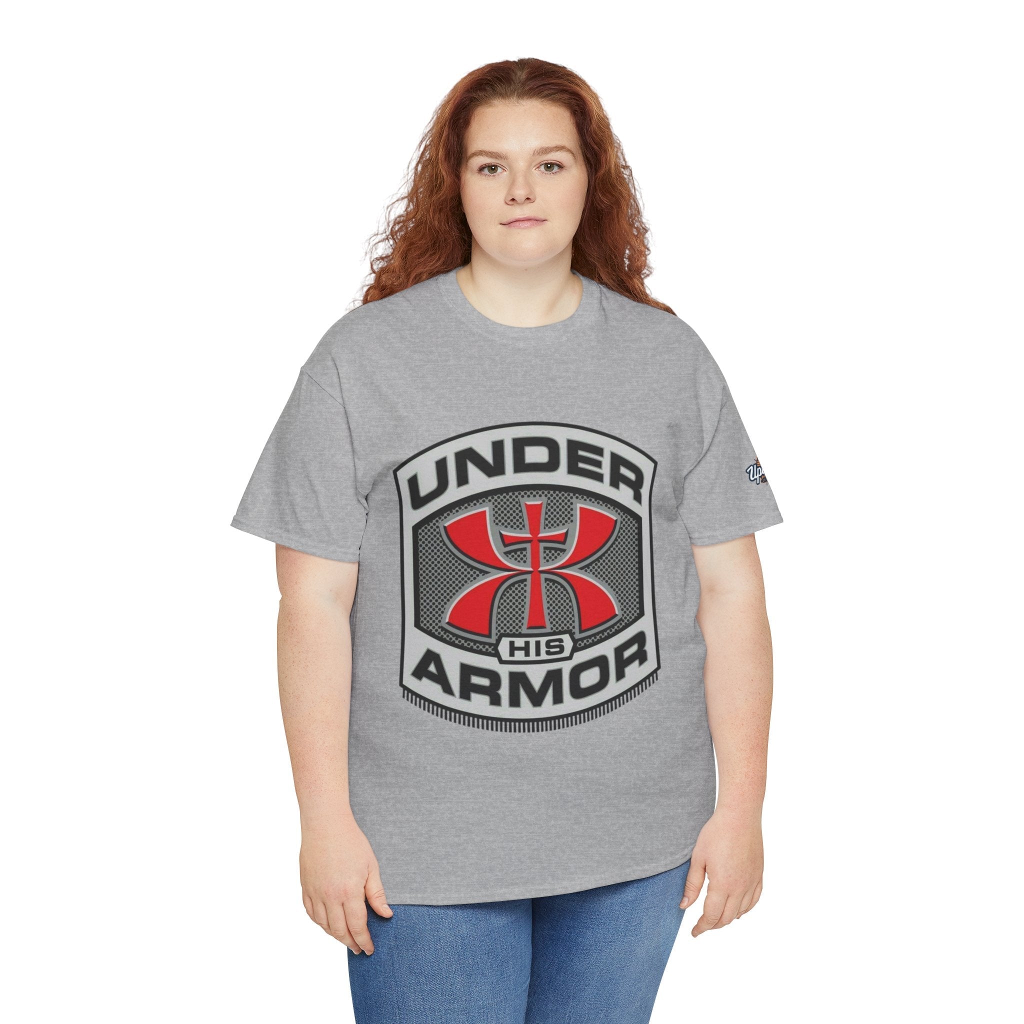 Under HIS Armor Christian T-Shirt — Faith-Inspired Under Armour Style Printify