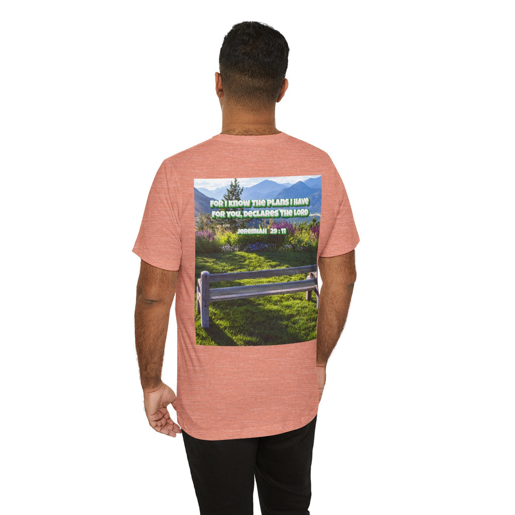 Bible Verse Unisex Tee - Jeremiah 29 : 11 Printify