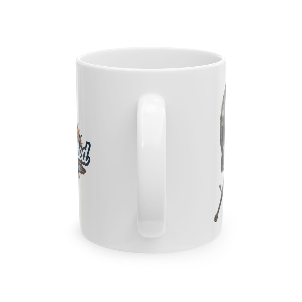 Crusader Knight Coffee Mug — 'Armor of God' Christian Skull 11/15oz Accent Mug Printify