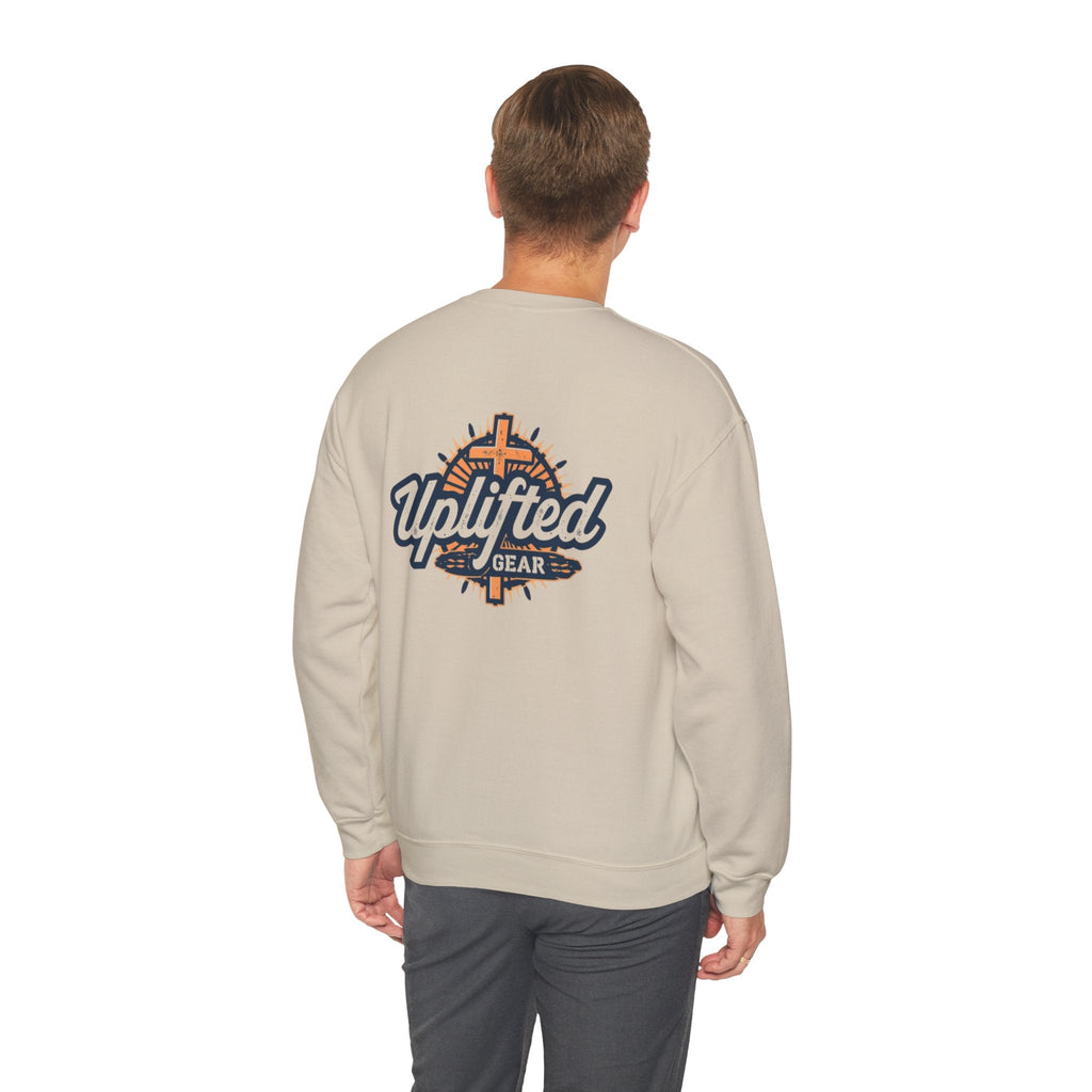 Uplifted Gear Christian Logo Sweatshirt Printify
