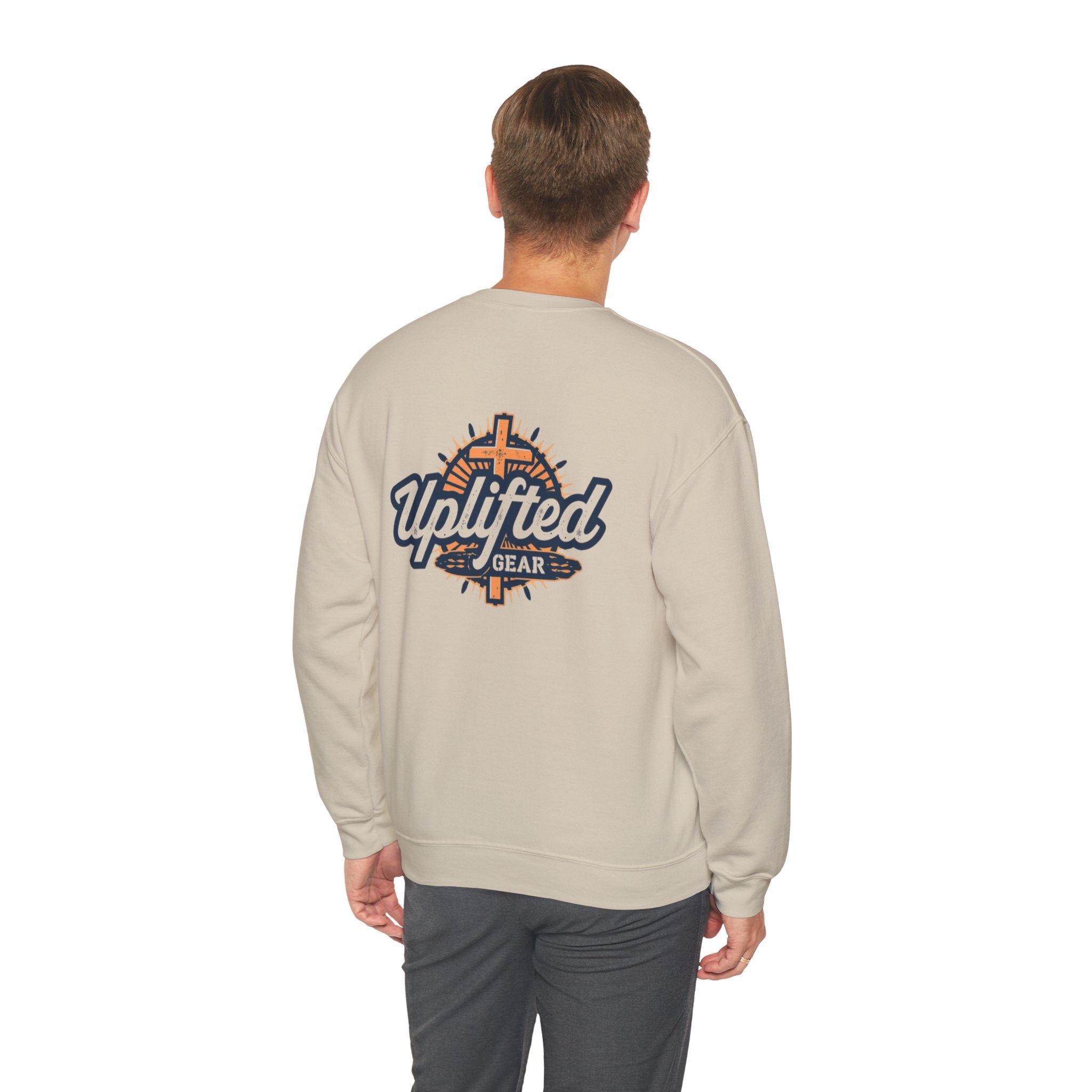 Uplifted Gear Christian Logo Sweatshirt Printify