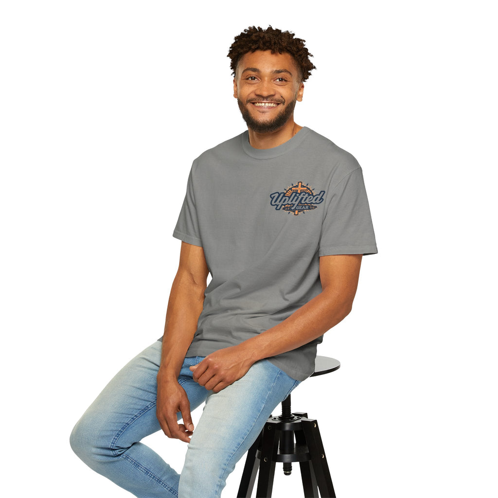 ⚡ Jesus Wasn’t Safe – Neither Am I | Bold Christian T-Shirt | Storm-Walking Faith Tee | Minimalist Black & White Design | Uplifted Gear Printify