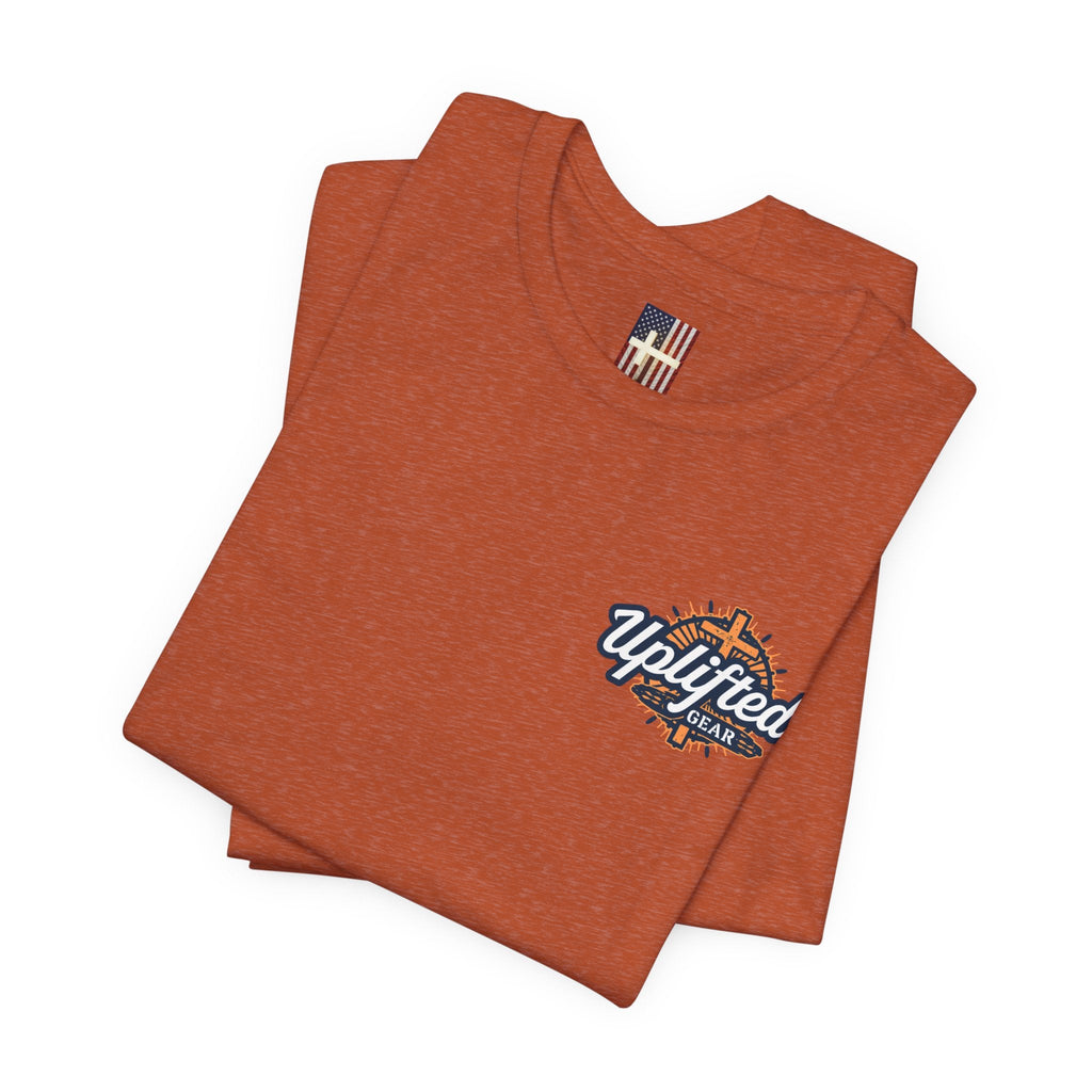 MAGA Gold Letter T-Shirt — "Make America Great Again" Printify