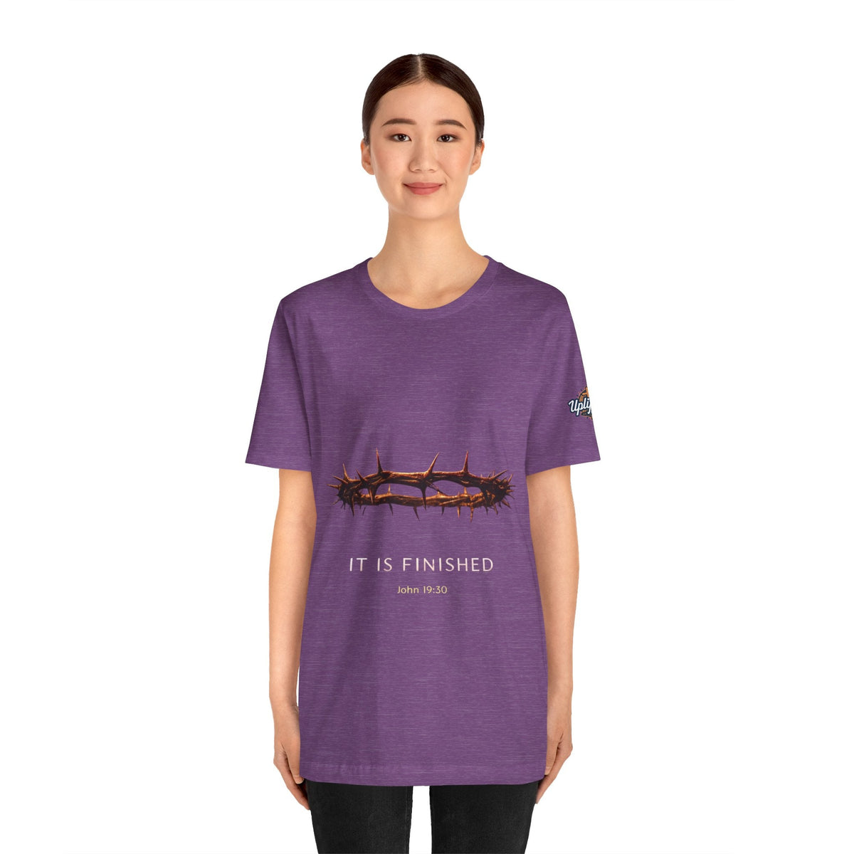 It Is Finished Crown of Thorns Tee — Christian John 19:30 Faith Shirt Printify