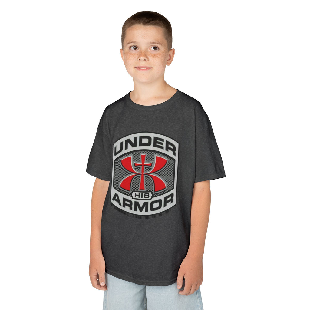 Under HIS Armor Christian T-Shirt — Faith-Inspired Under Armour Style Printify
