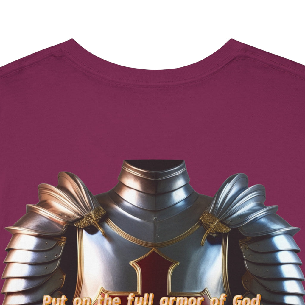 Religious Graphic Armor Of God Design - Unisex Heavy Cotton Tee Printify