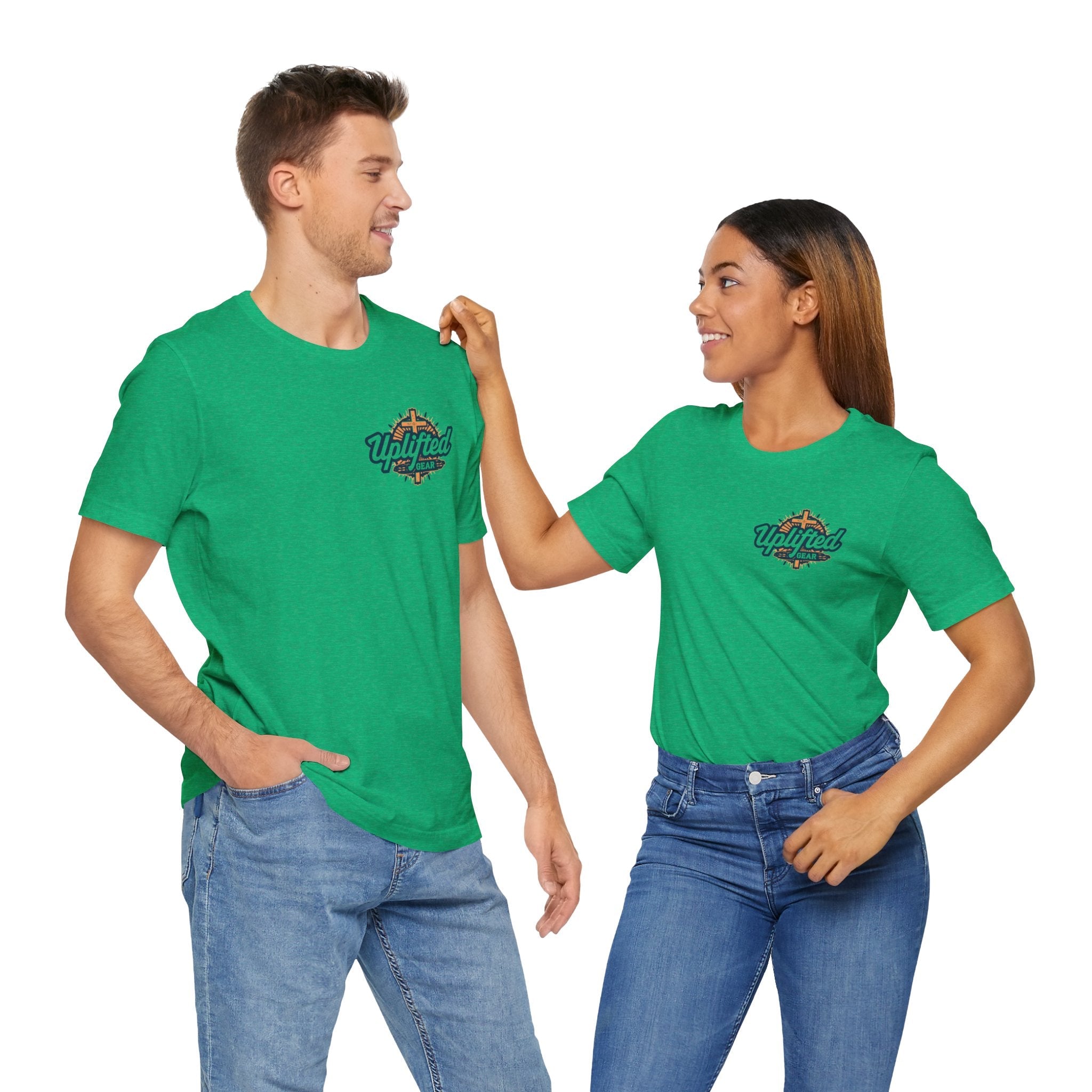 Religious Graphic Tee with Armor Of God Design Unisex Jersey Short Sleeve Tee Printify