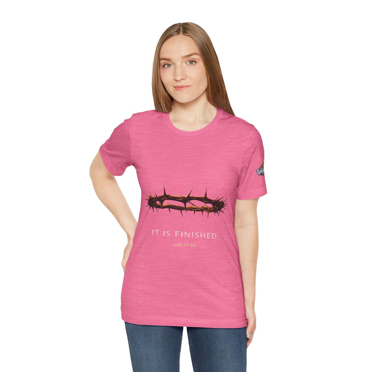 It Is Finished Crown of Thorns Tee — Christian John 19:30 Faith Shirt Printify
