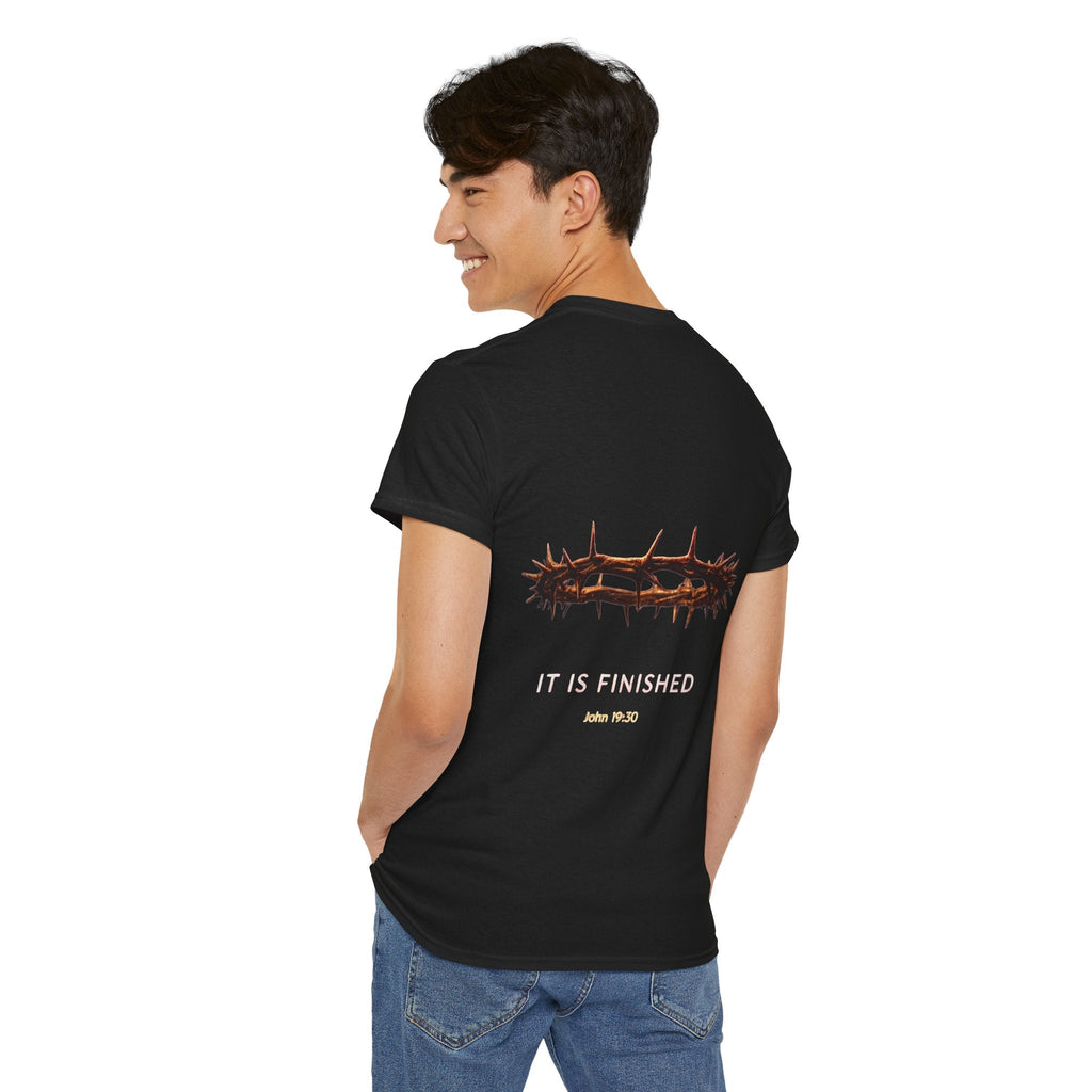 It Is Finished Crown of Thorns Tee — Christian John 19:30 Faith Shirt Printify