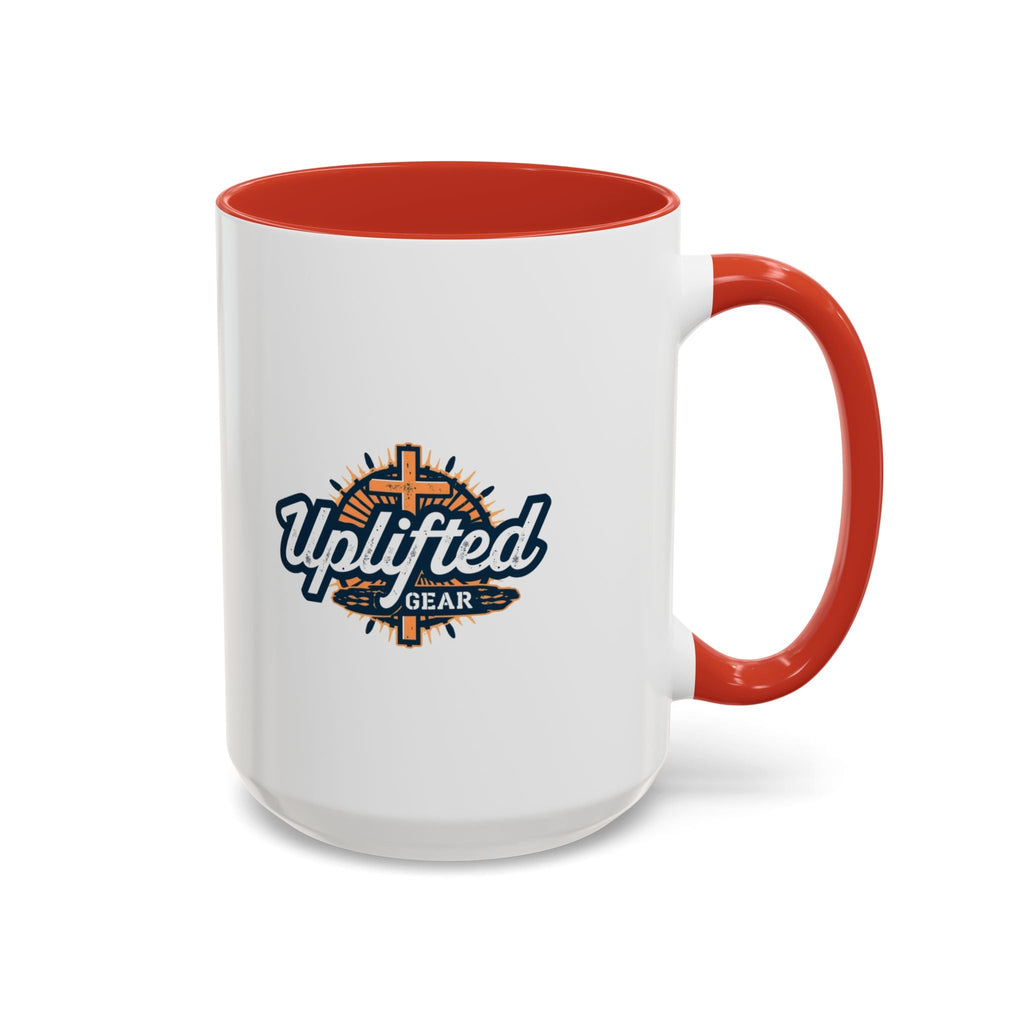 Funny Christian Coffee Mug — “Give God Control, HE Delivers” Accent Mug (11/15oz) Printify