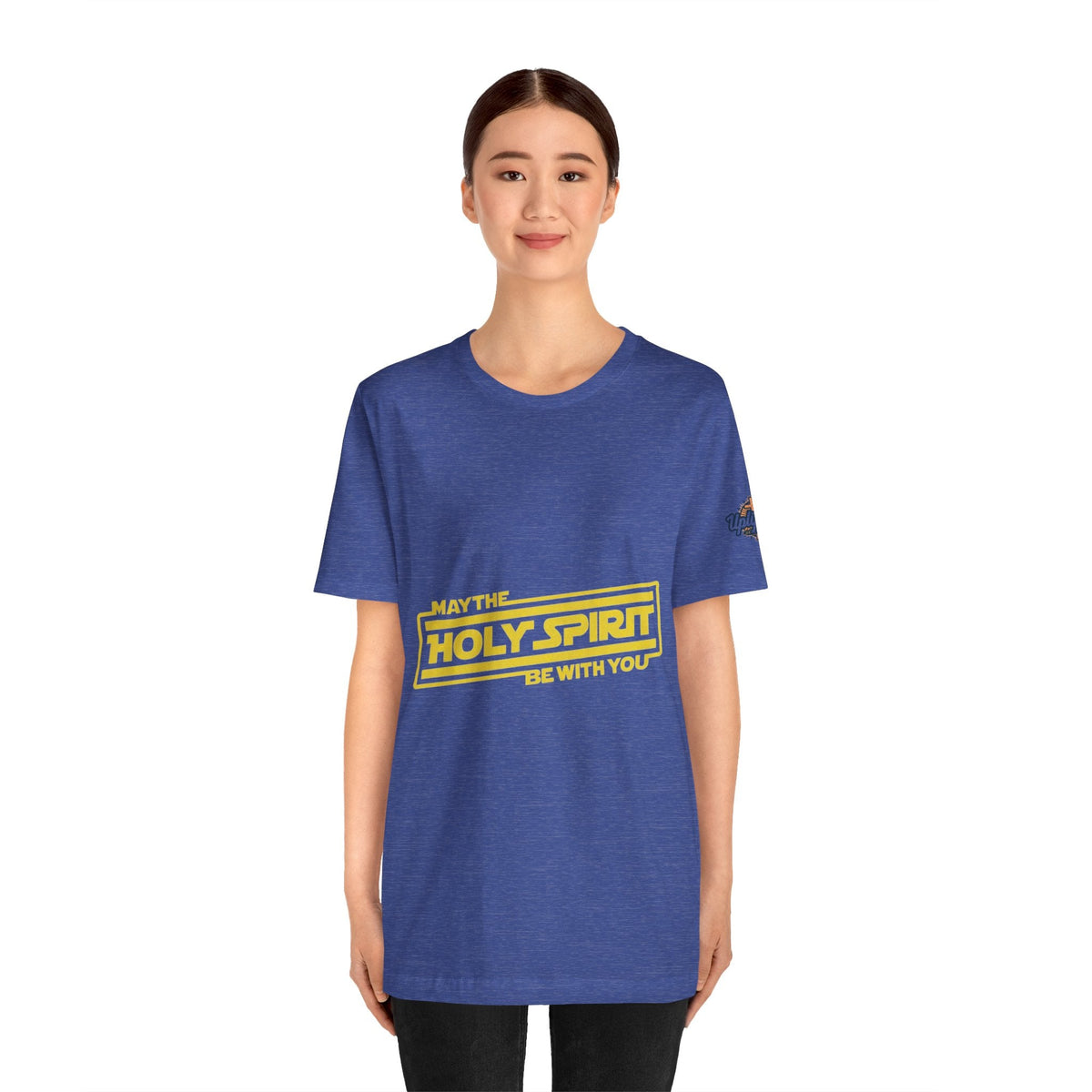 May the Holy Spirit Be With You T-shirt - Christian Star Wars Parody T-shirt Printify