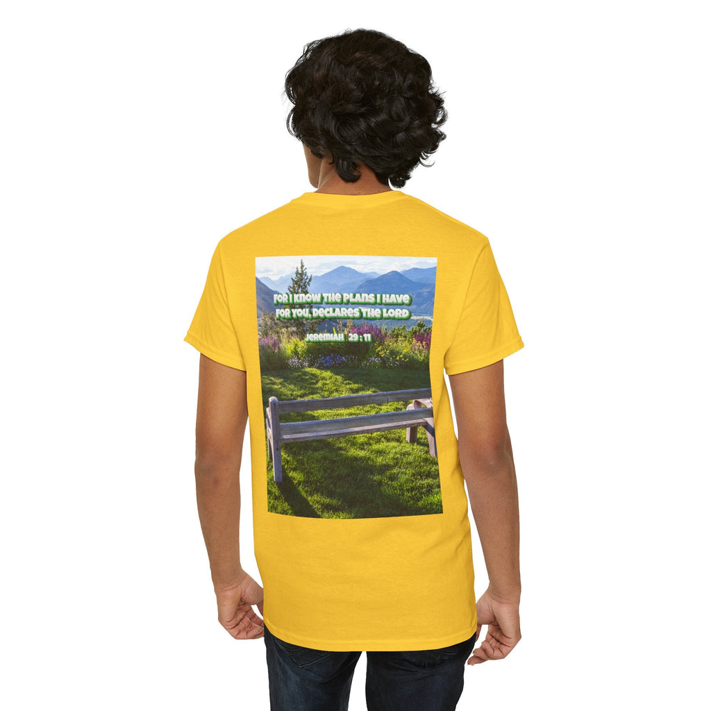 Bible Verse Unisex Tee -  Jeremiah 29 : 11 Printify