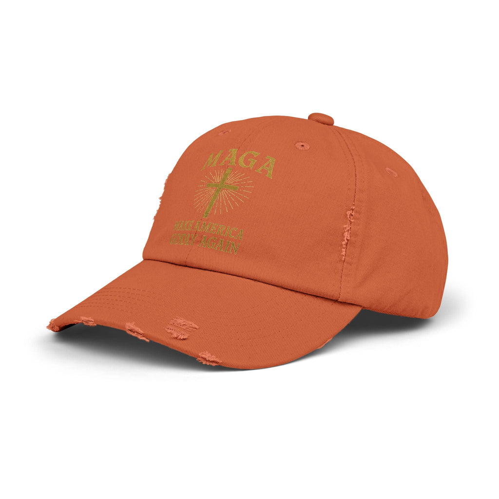 Make America Godly Again Hat – MAGA Christian Patriotic Embroidered Cap for Faith & Freedom Printify