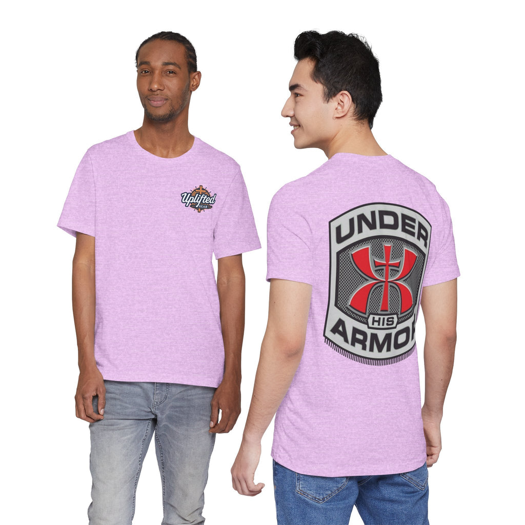 Under HIS Armor Christian T-Shirt — Faith-Inspired Under Armour Style Printify