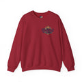 Jesus is King Sweatshirt – Bold Crown & Cross Christian Hoodie for Eternal Faith & Comfort Printify