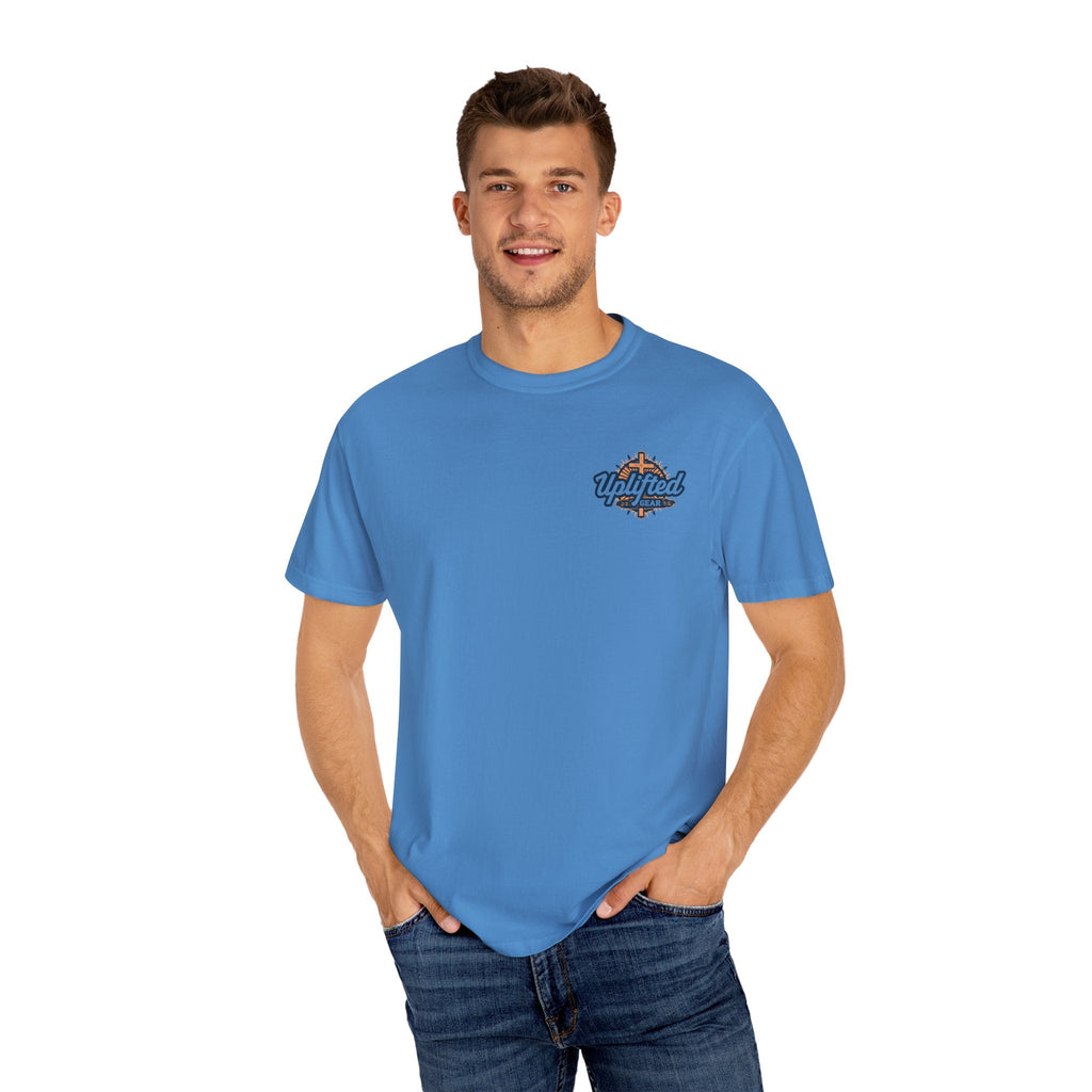 Bible Verse Unisex Garment-Dyed T-shirt - Isaiah 41 : 10 Printify
