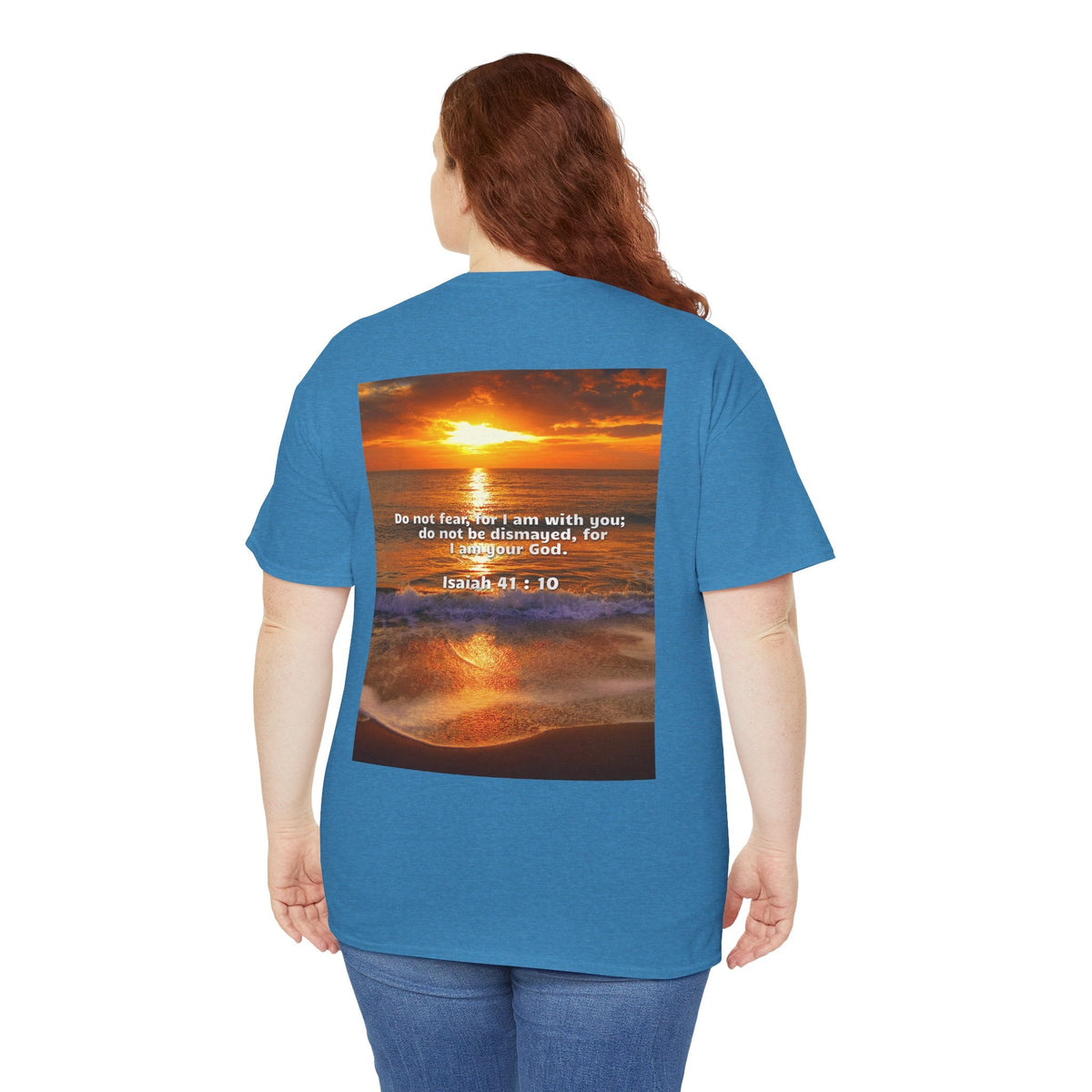 Bible Verse Unisex Tee -  Isaiah 41 : 10 Printify