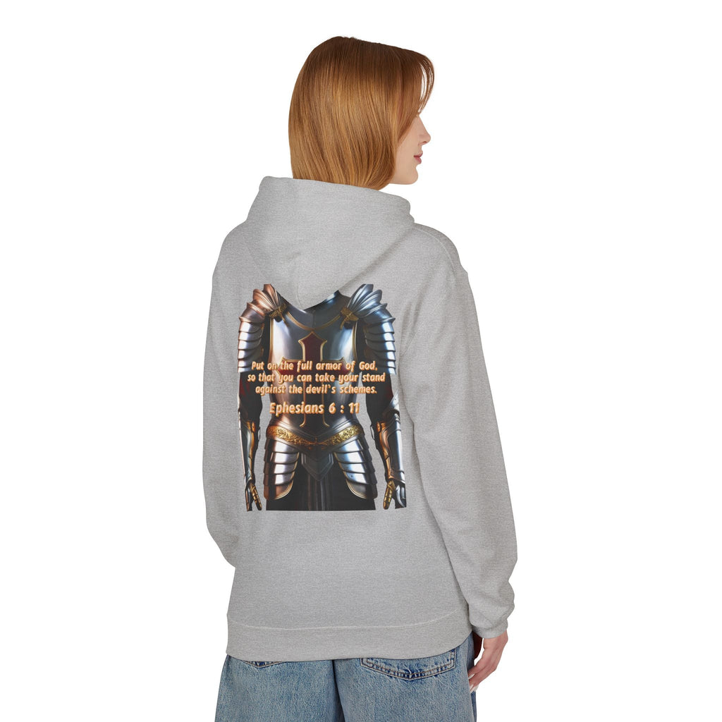 Hoodie - Ephesians 6:11 Bible Verse Religious Design Printify