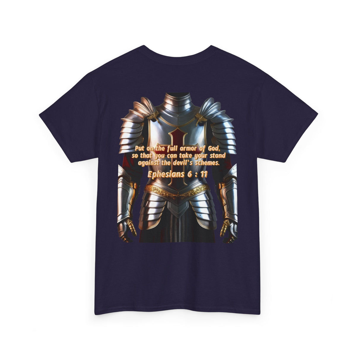 Religious Graphic Armor Of God Design - Unisex Heavy Cotton Tee Printify