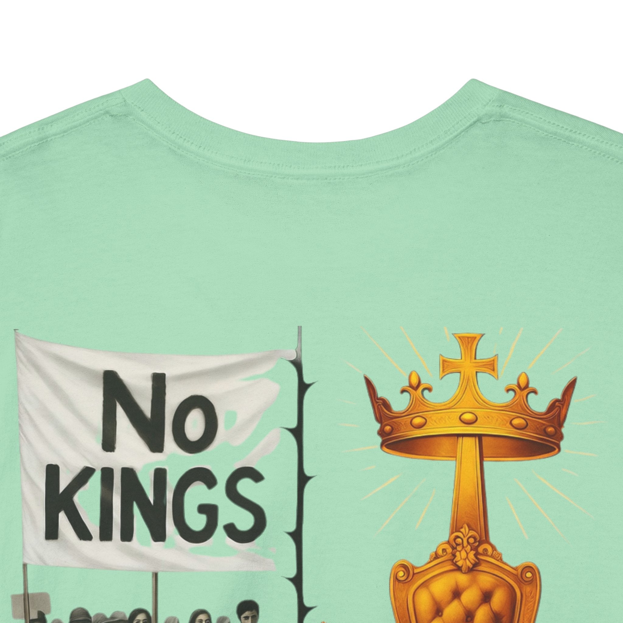No Kings? Christ is King T-Shirt – Bold Christian Faith Tee for Devoted Believers Printify