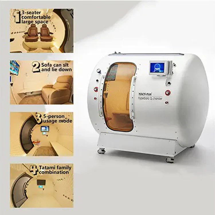 Macy-Pan HE5000 Plus 2.0 ATA 5 Person Hard Shell Hyperbaric Chamber LifeMed USA