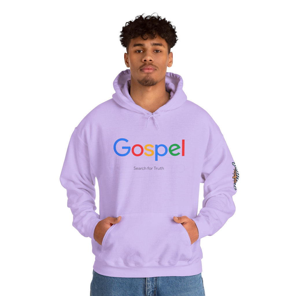 Gospel Hoodie — "Search for Truth" Christian Faith Pullover Printify