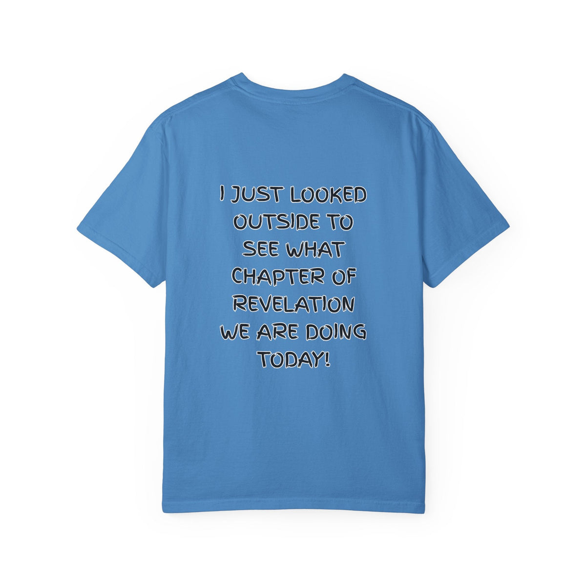 What Chapter of Revelation T-shirt – I Looked Outside My Window Christian T-shirt for End Times Humor & Faith Printify