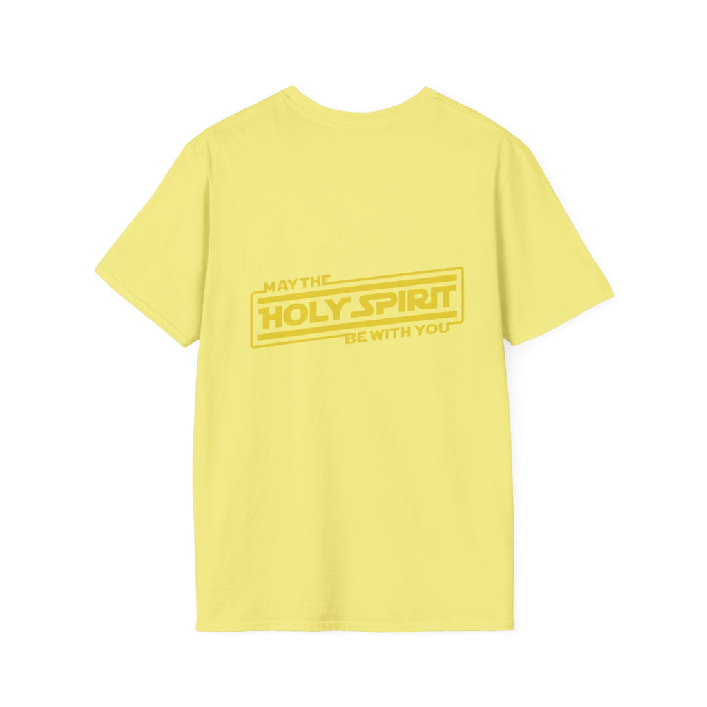 May the Holy Spirit Be With You T-shirt - Christian Star Wars Parody T-shirt Printify